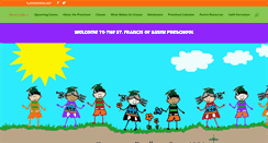 Desktop Screenshot of preschoolatstfrancis.com